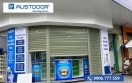 Thi công cửa cuốn thép tấm liền Austdoor TM tại Pharmacity Gia Lai