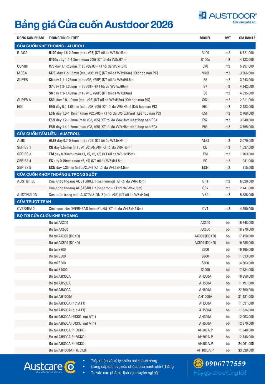bang-gia-cua-cuon-austdoor-2026-moi-nhat
