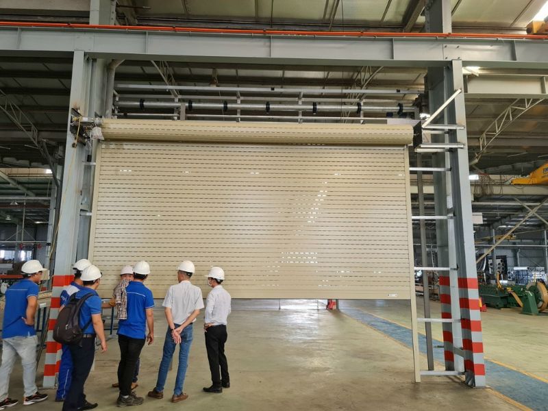 Cửa Cuốn Nan Nhôm Stardoor STD08i – Giải Pháp An Toàn, Bền Đẹp Cho Nhà Phố Hiện Đại