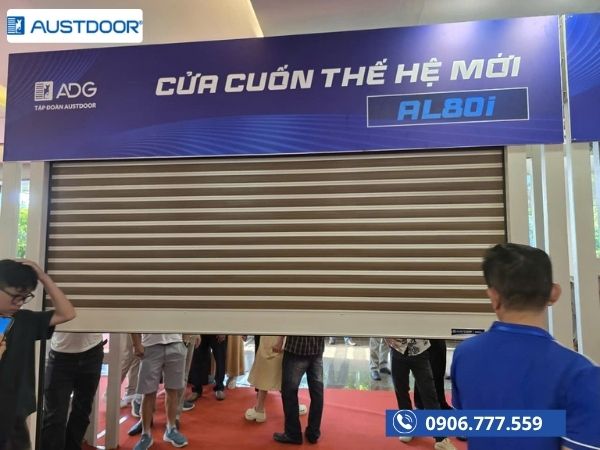 Cửa cuốn nan nhôm tấm liền AL80i – Bền chắc, an toàn và thẩm mỹ
