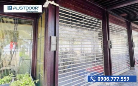 Cửa cuốn trong suốt Austvision VS2 tại Bến C&aacute;t, B&igrave;nh Dương