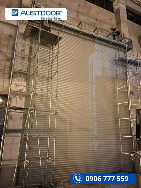 Cửa cuốn siêu trường ST100-16 tại Phú Mỹ I, BRVT